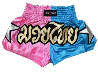 Boxsense kinder boksshorts : BXSKID-006 Roze en Hemelsblauw
