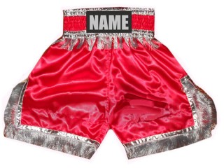 Aangepaste boksbroeken : KNBSH-018 Rood