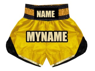 Gepersonaliseerde kinderboksshorts : KNBSH-022-Goud