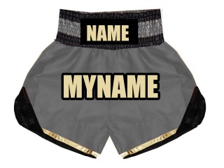Gepersonaliseerde kinderboksshorts : KNBSH-022-Zilver