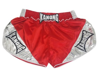 Kanong dames boksshorts : KNSRTO-201-Rood-Zilver