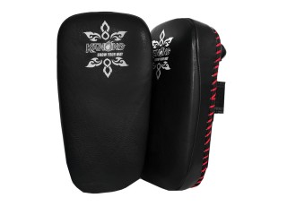 Kanong Microfiber Kick Pads voor Boksen : Zwart