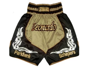 Gepersonaliseerde boksbroek heren : KNBXCUST-2035-Goud-Zwart
