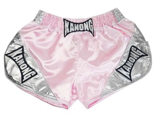 Kanong Retro Boksshorts : KNSRTO-201-Roze-Zilver