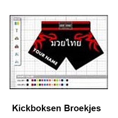 Aangepaste kickboksshorts